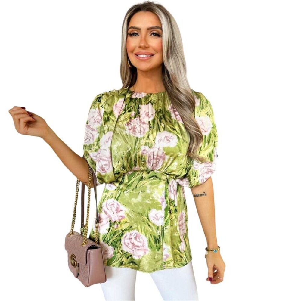 AX Paris Womens/Ladies Polyester Batwing Top / Green